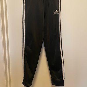 Boys Adidas Black Joggers
